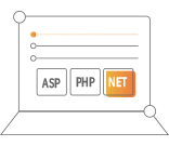 支持ASP、PHP、.Net等多種語言開發(fā)